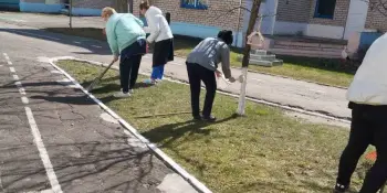 Наведение порядка на территории