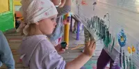 Работа тематической площадки "Веселый карандаш"