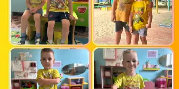 Цветная неделя в детском саду