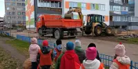 "Маленькие строители" — экскурсия на строительную площадку!